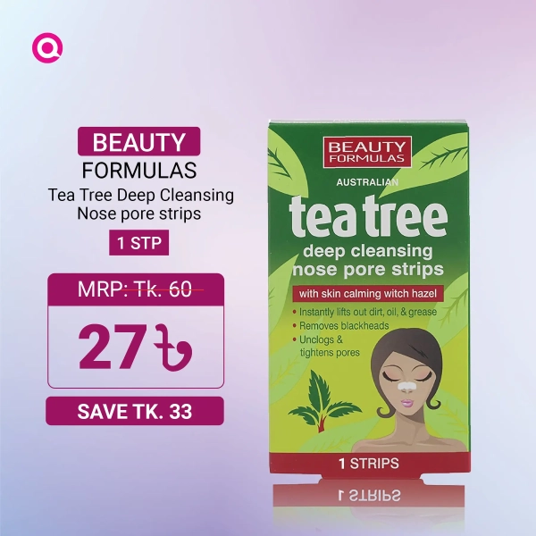Beauty Formulas Tea Tree Nose Pore Strips-01