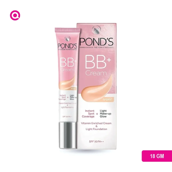 Ponds BB+ Cream Instant Spot Coverage + Light Make-up Glow Ivory-03