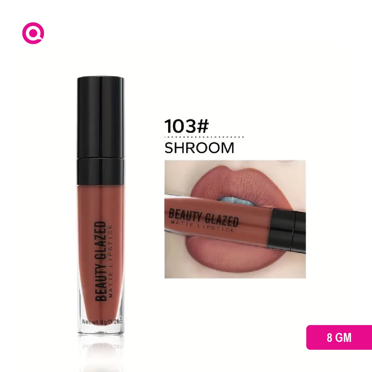 Beauty Glazed Matte Lipstick-SHROOM-103