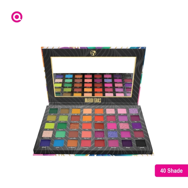 Unlock Vibrant Creativity with the W7 Mardi Gras Express Yourself Pressed Pigments Palette-02