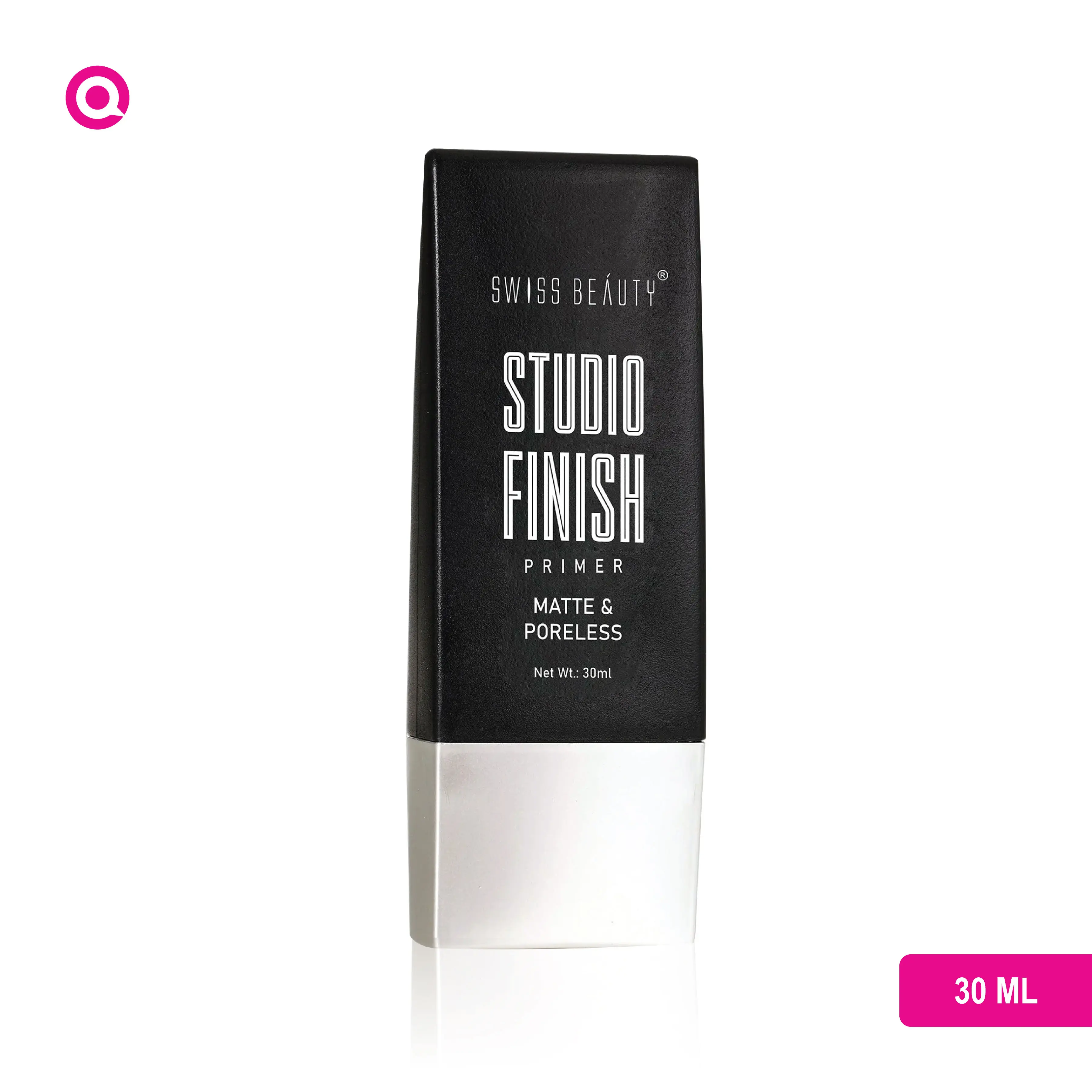 Swiss Beauty Studio Finish Primer Matte & Poreless provides a flawless, matte, and poreless finish for a long-lasting makeup base.-01