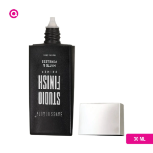Swiss Beauty Studio Finish Primer Matte & Poreless provides a flawless, matte, and poreless finish for a long-lasting makeup base.-02
