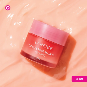 LANEIGE LIP SLEEPING MASK EX [BERRY] hydrating lip care product shown in elegant packaging.-02