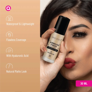 Swiss Beauty Airbrush Full Coverage Foundation Caramel Beige - 05-02