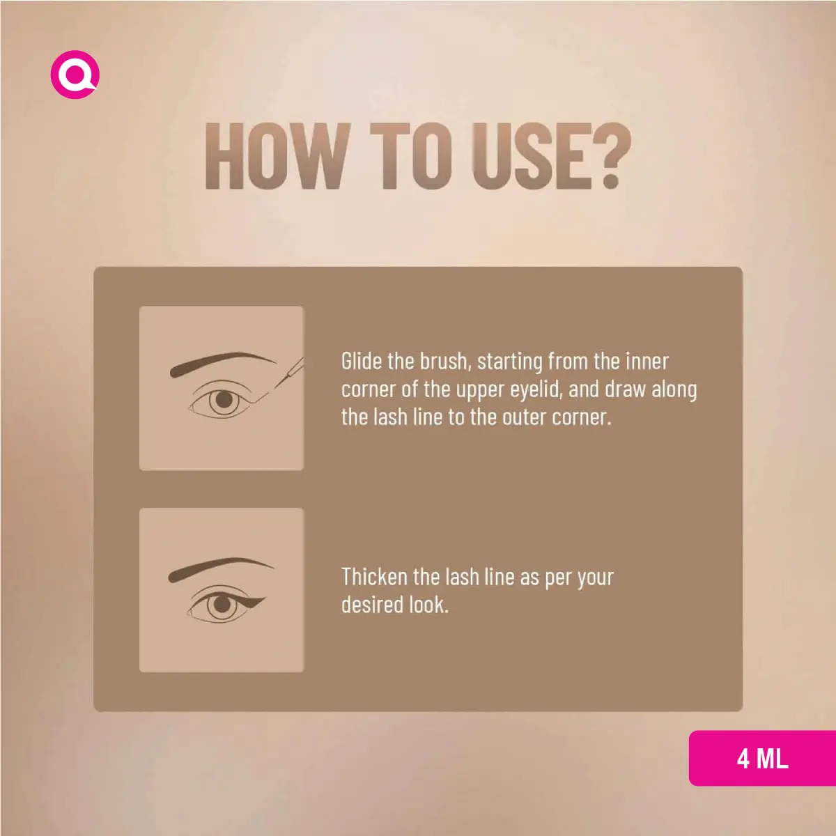1099062.09 Swiss Beauty Quick Dry Liquid Eyeliner Black close-up, showcasing sleek packaging and applicator.-08