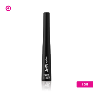 Swiss Beauty Matte Max Eyeliner showcased with sleek packaging and precise application.-02