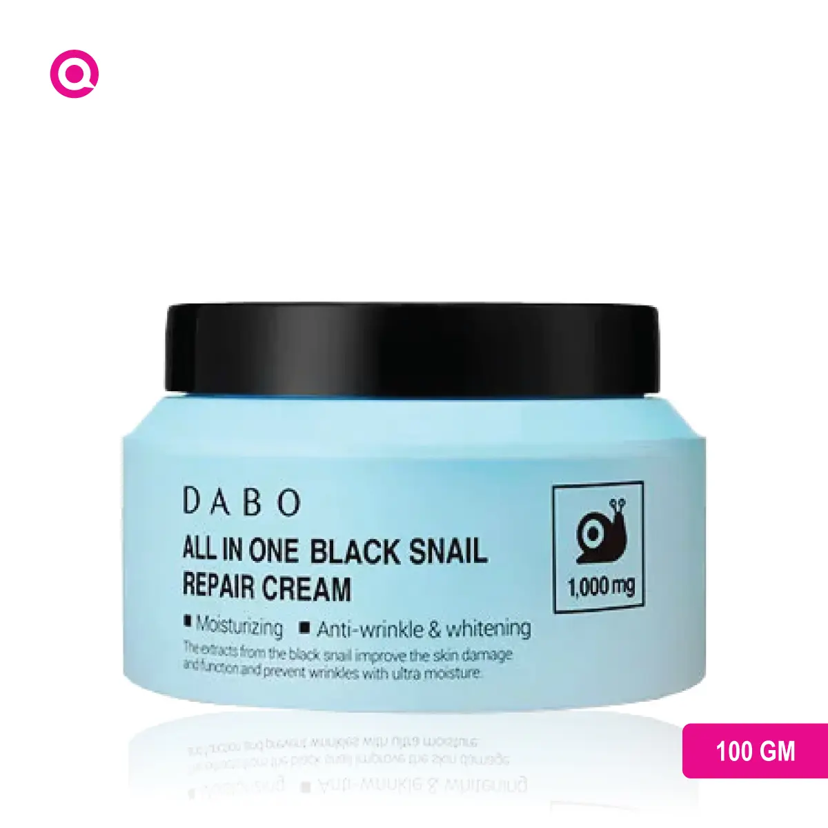 Image of DABO All in One Black Snail Repair Cream for a rejuvenated, hydrated skin look-01
