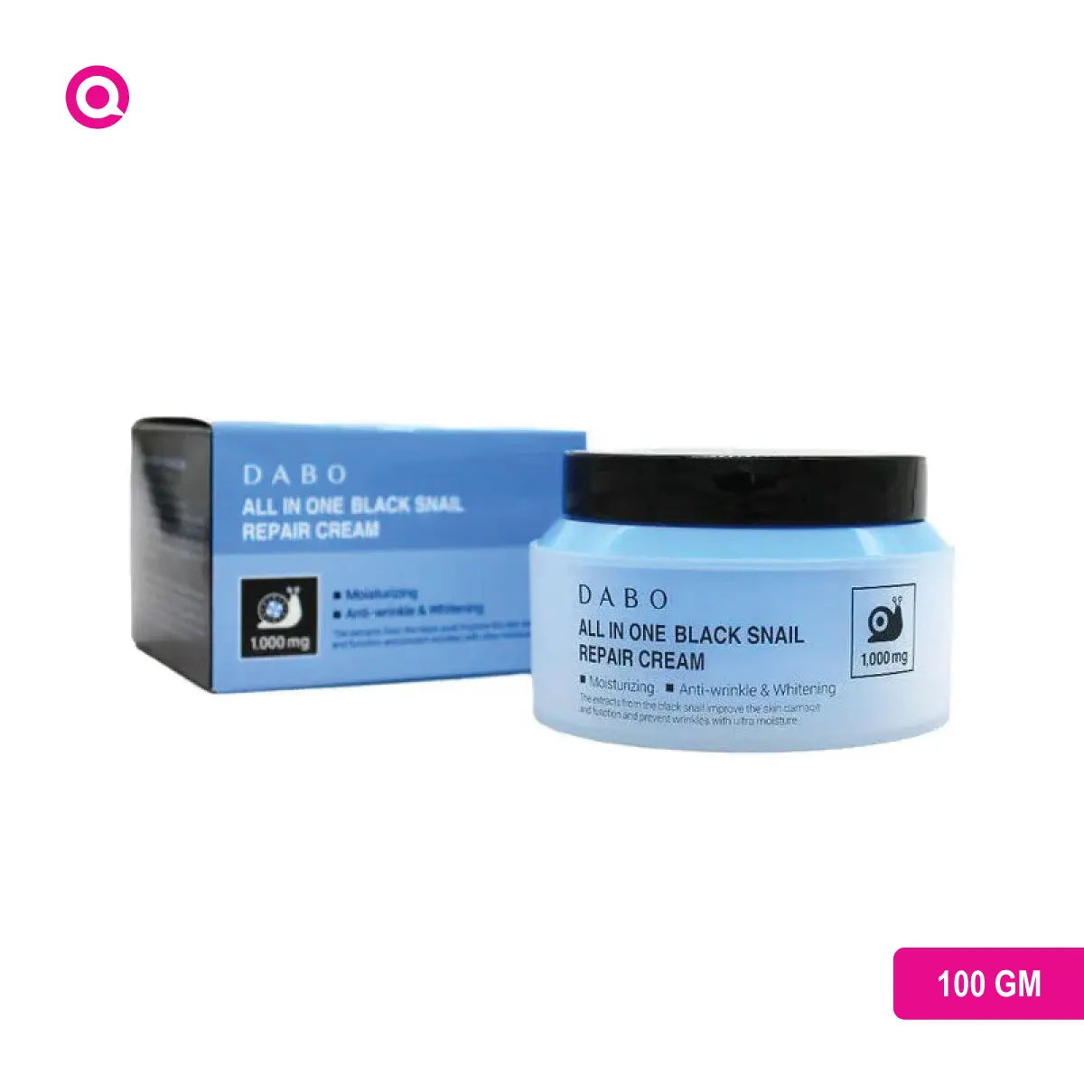 1105008.02 Image of DABO All in One Black Snail Repair Cream for a rejuvenated, hydrated skin look-02