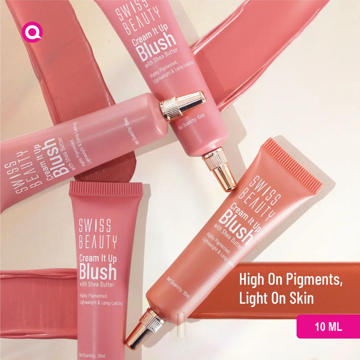 1099093.04 A before-and-after image showing the natural flush achieved with the blush-04
