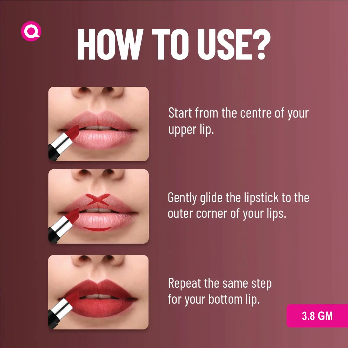 1099112.06 Swiss Beauty Pure Matte Lipstick - Lust On-06